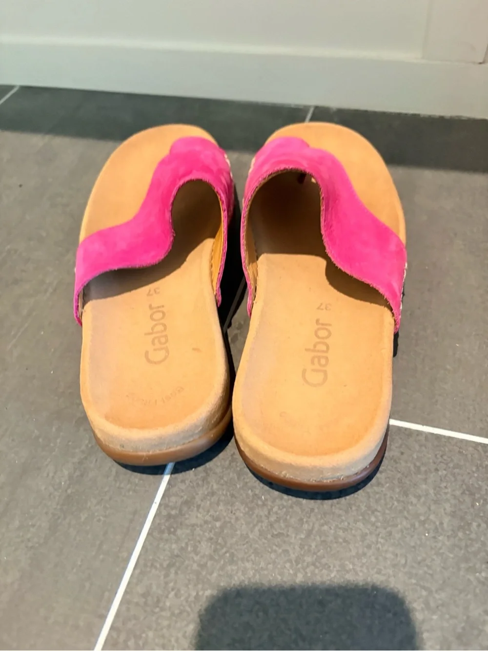 Gabor Lanzarote nubuck sandal slides 37 new - Picture 5 of 6
